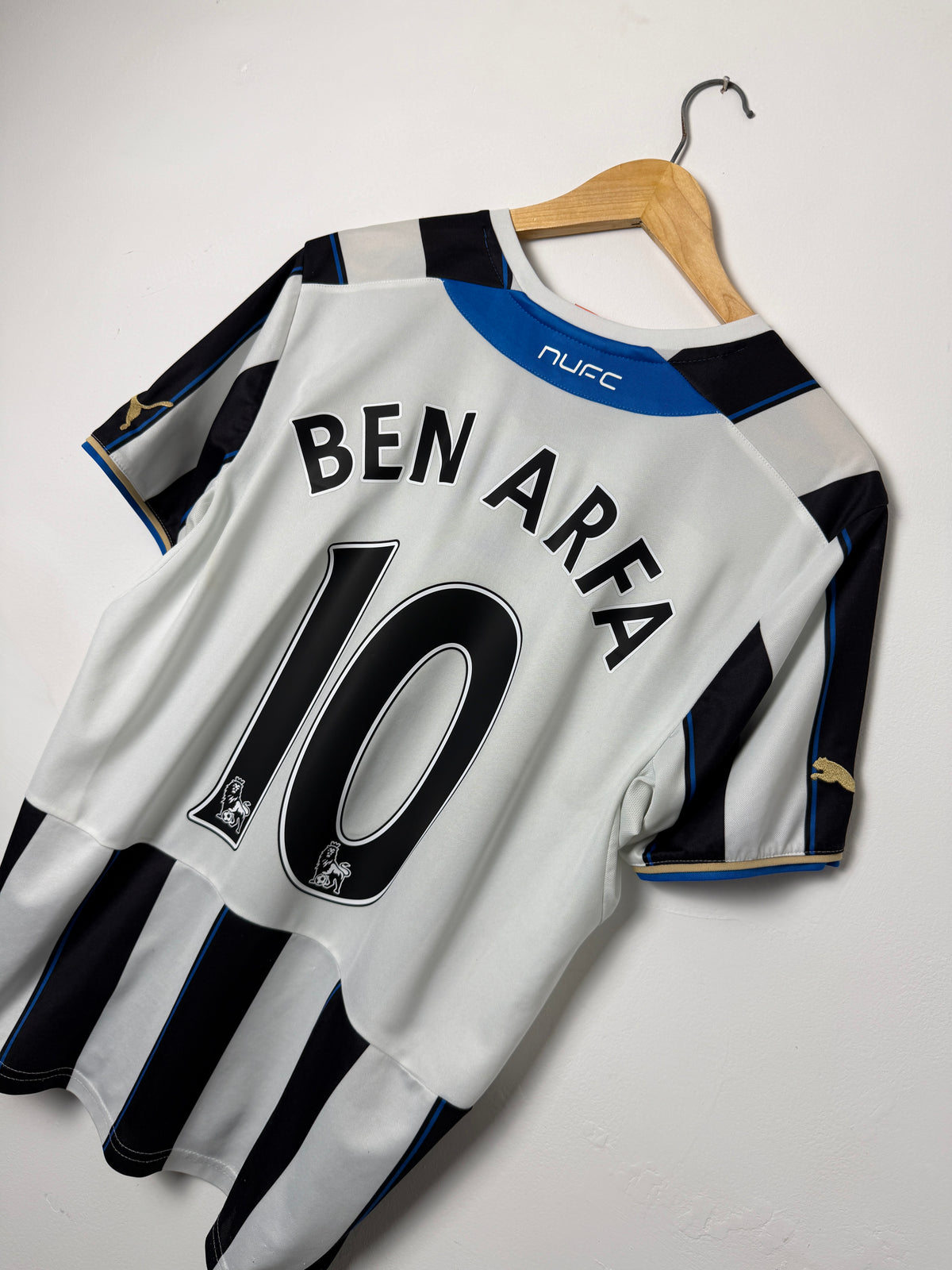 Hatem Ben-Arfa Newcastle United 2013-14 home football shirt (M)