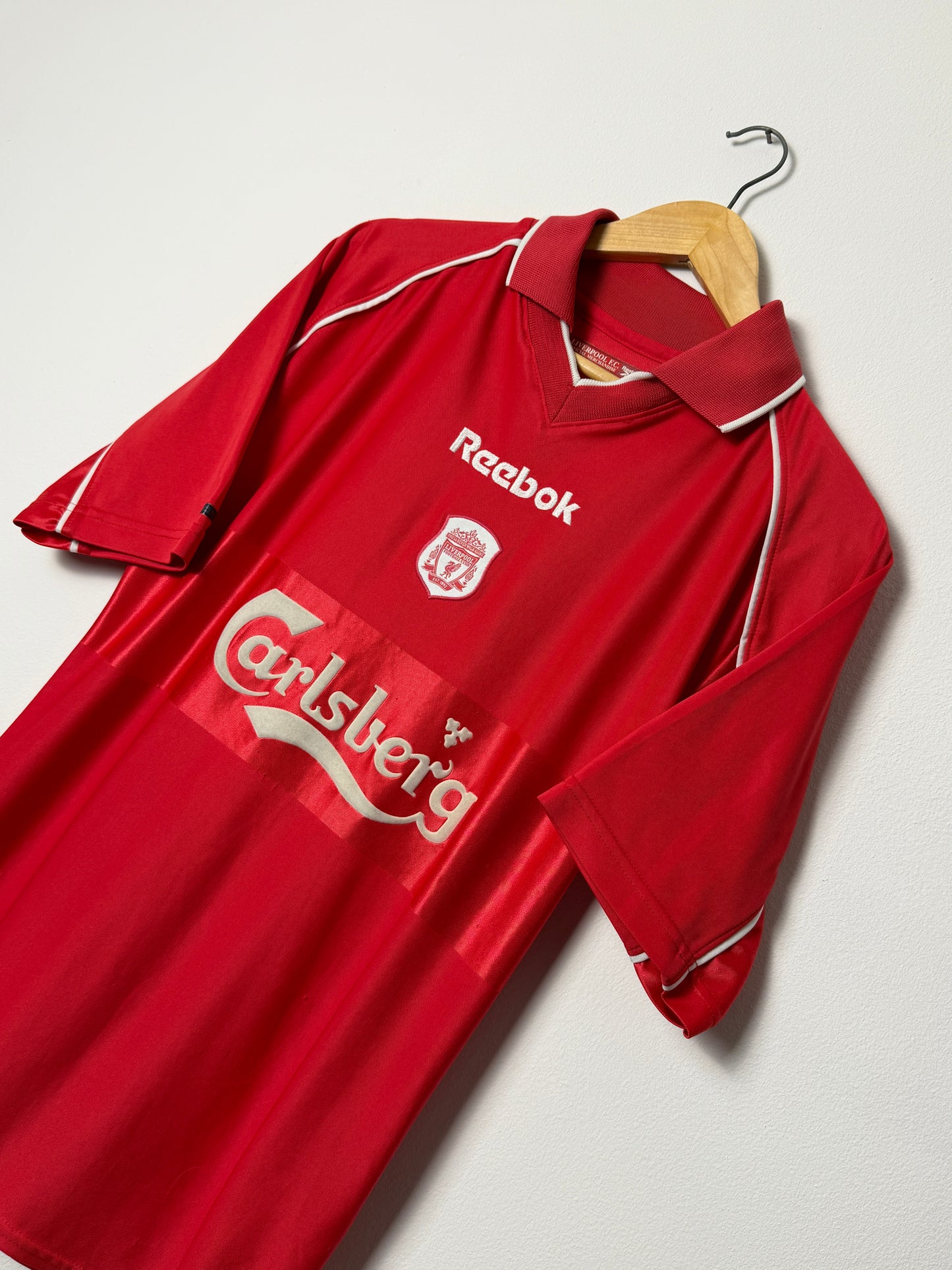 Steven Gerrard Liverpool FC 2000-02 home football shirt (M)