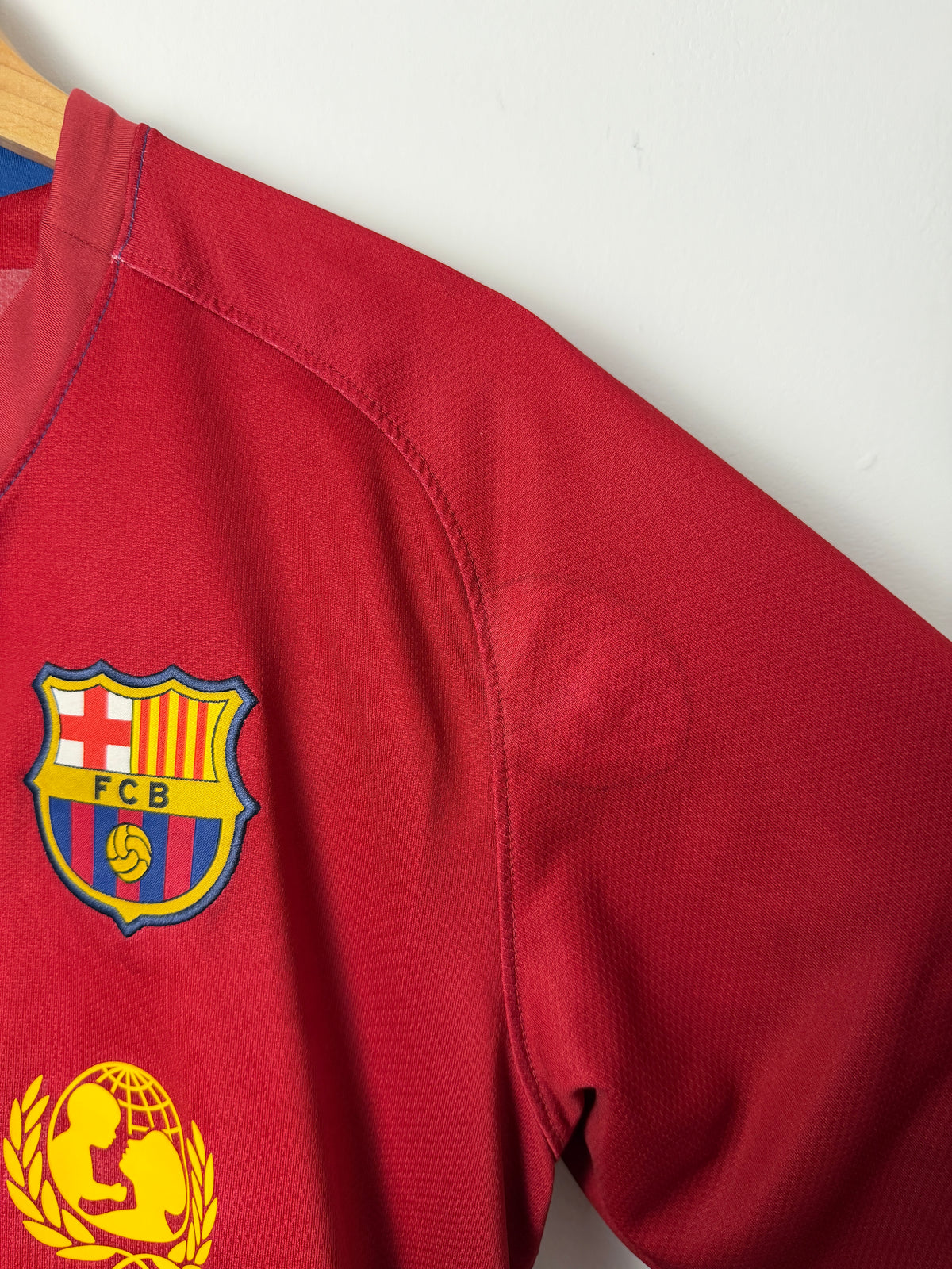 Lionel Messi FC Barcelona 2008-09 long sleeve home football shirt (M)
