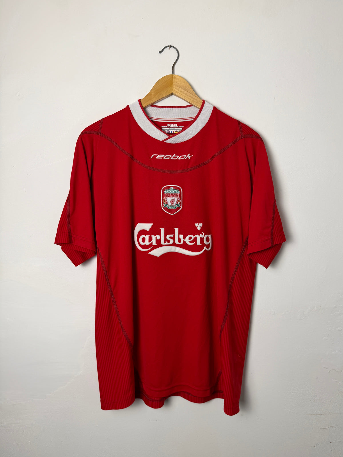 Steven Gerrard Liverpool FC 2002-04 home football shirt (M)