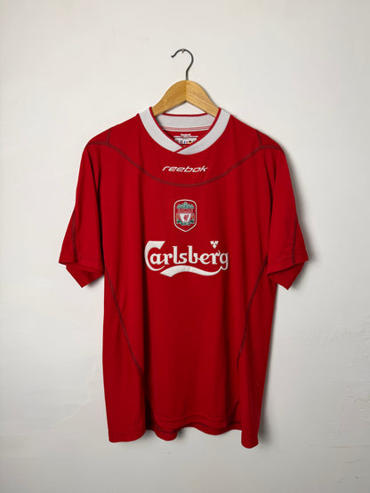 Steven Gerrard Liverpool FC 2002-04 home football shirt (M)