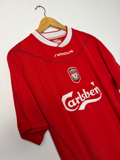 Steven Gerrard Liverpool FC 2002-04 home football shirt (M)
