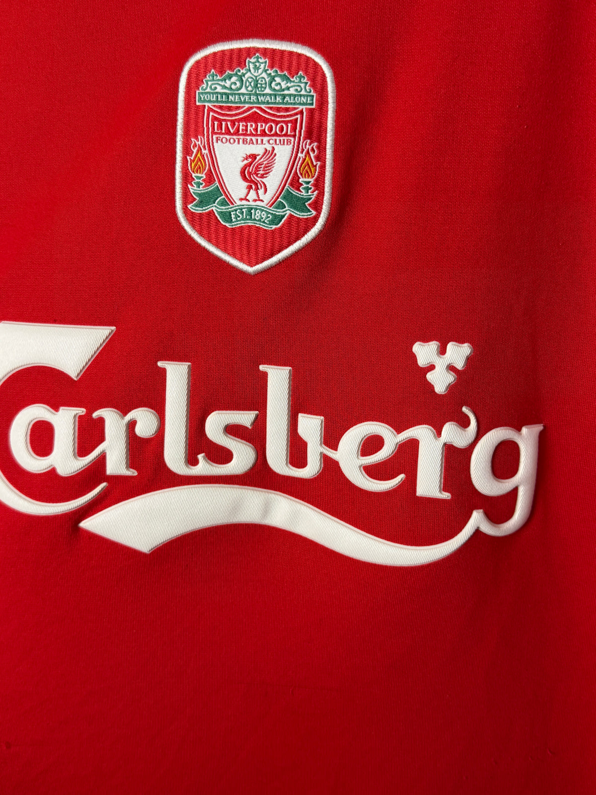 Steven Gerrard Liverpool FC 2002-04 home football shirt (M)