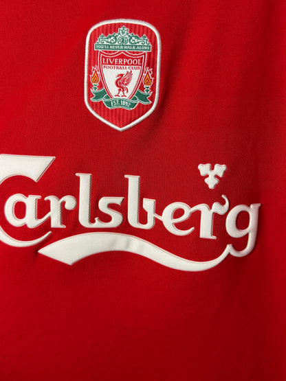 Steven Gerrard Liverpool FC 2002-04 home football shirt (M)