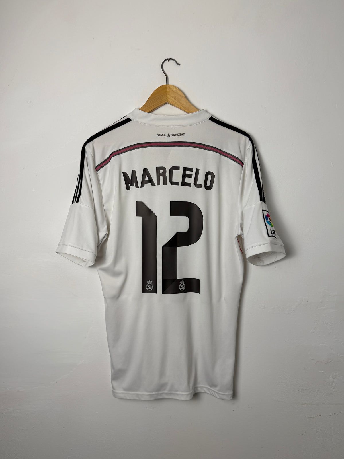 Marcelo Real Madrid CF 2014-15 home football shirt (M)