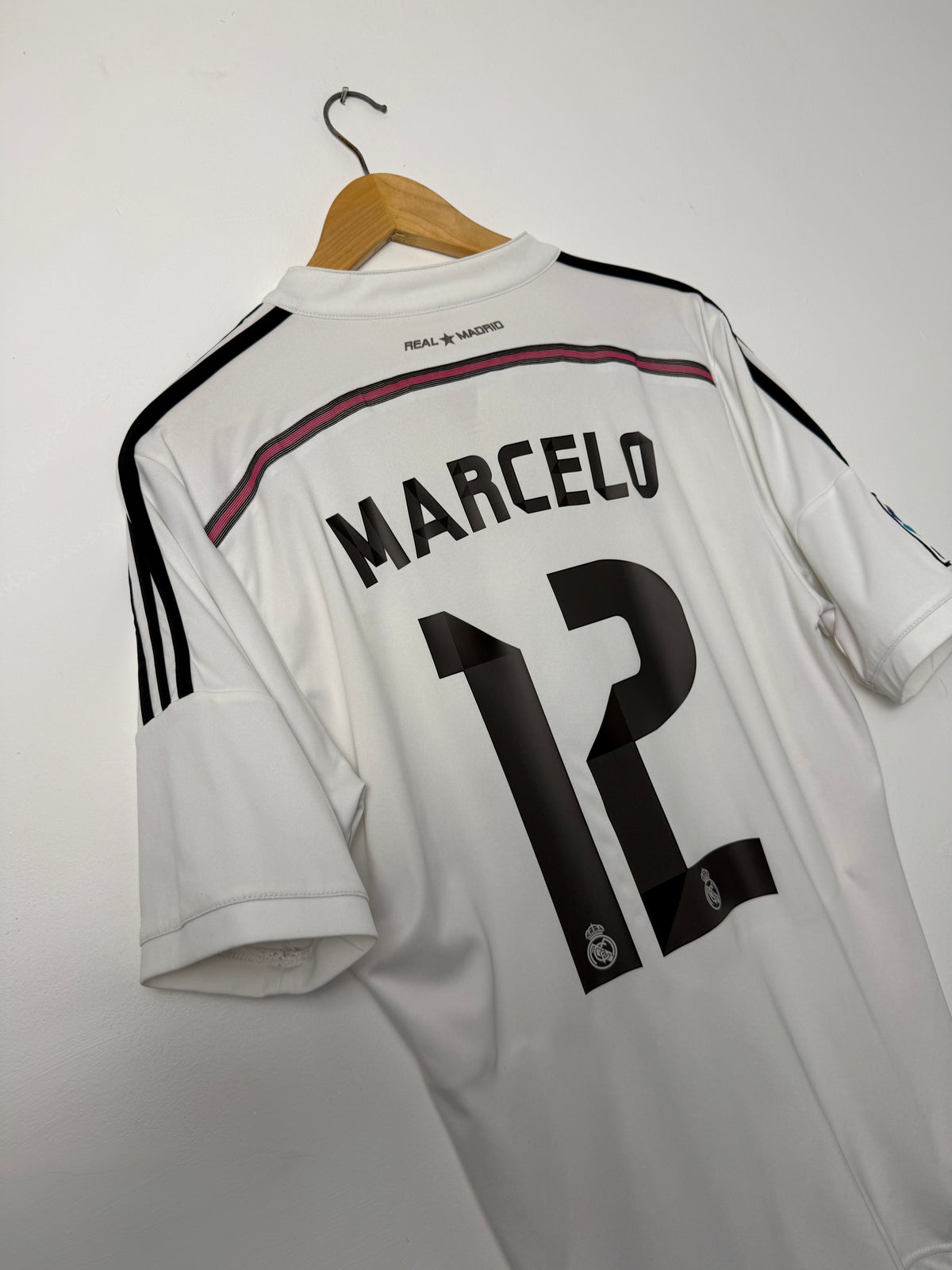 Marcelo Real Madrid CF 2014-15 home football shirt (M)