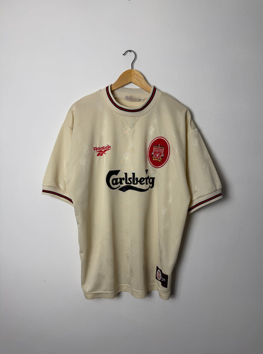 Liverpool FC 1996-97 away football shirt (L)