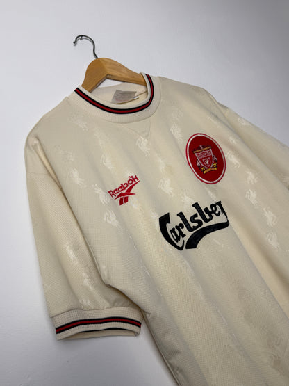 Liverpool FC 1996-97 away football shirt (L)