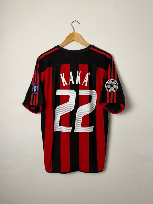 Kaka AC Milan 2003-04 home football shirt (M)