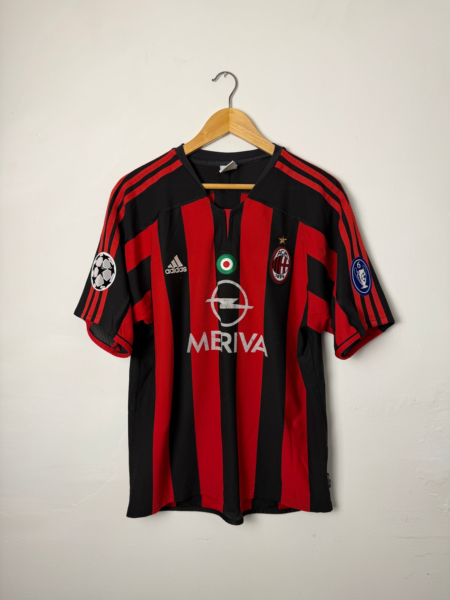 Kaka AC Milan 2003-04 home football shirt (M)
