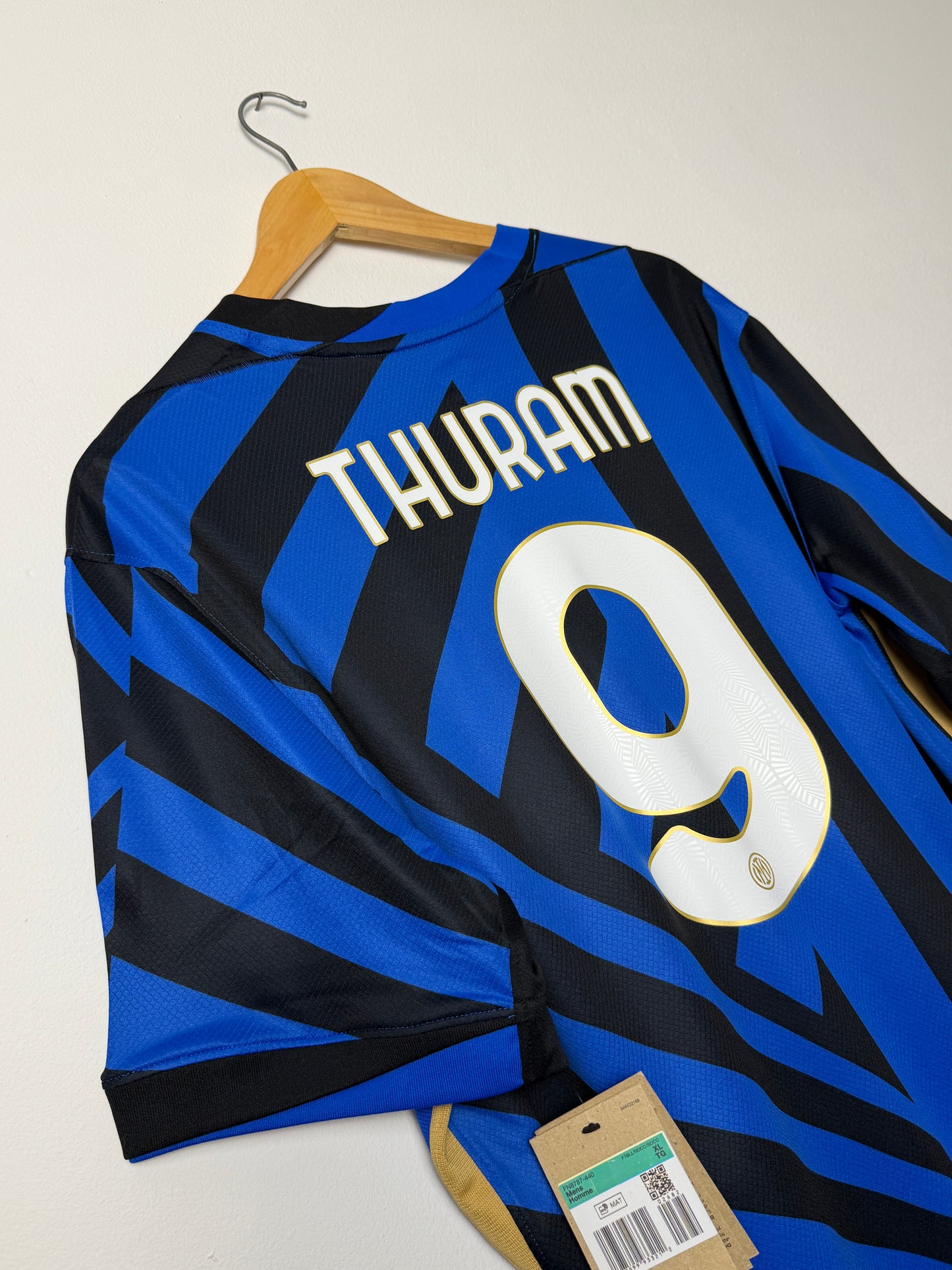 Marcus Thuram Inter Milan 2024-25 home football shirt (XL)