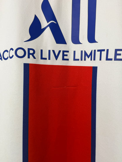 Kylian Mbappe PSG 2020-21 away football shirt (M)