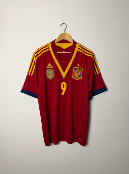 Fernando Torres Spain 2013 home football shirt (XL)