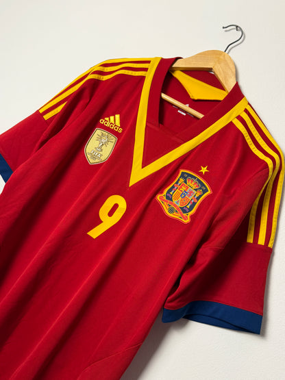 Fernando Torres Spain 2013 home football shirt (XL)