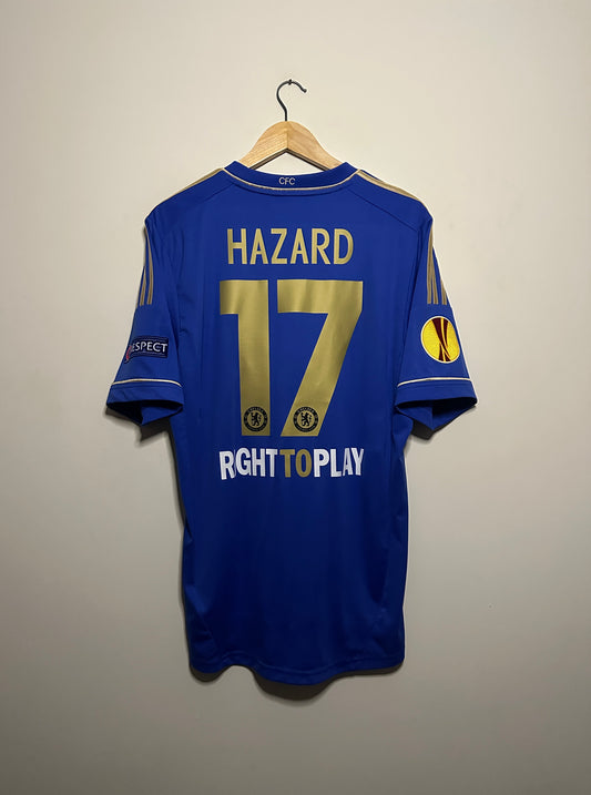 Eden Hazard Chelsea FC 2012-13 Europa League final version home football shirt (L)