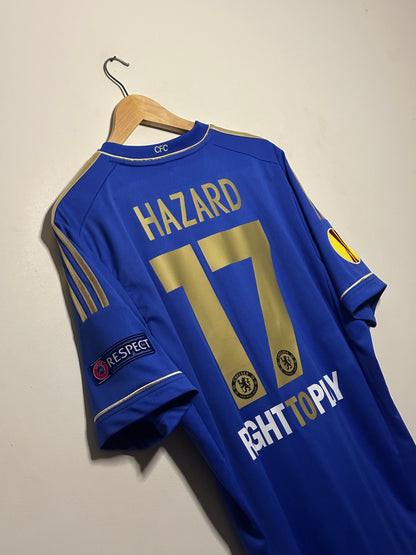Eden Hazard Chelsea FC 2012-13 Europa League final version home football shirt (L)