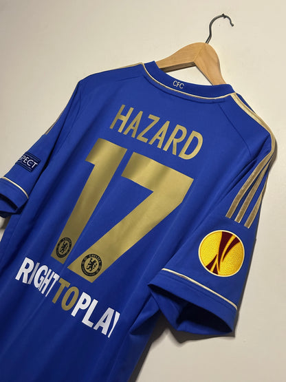 Eden Hazard Chelsea FC 2012-13 Europa League final version home football shirt (L)
