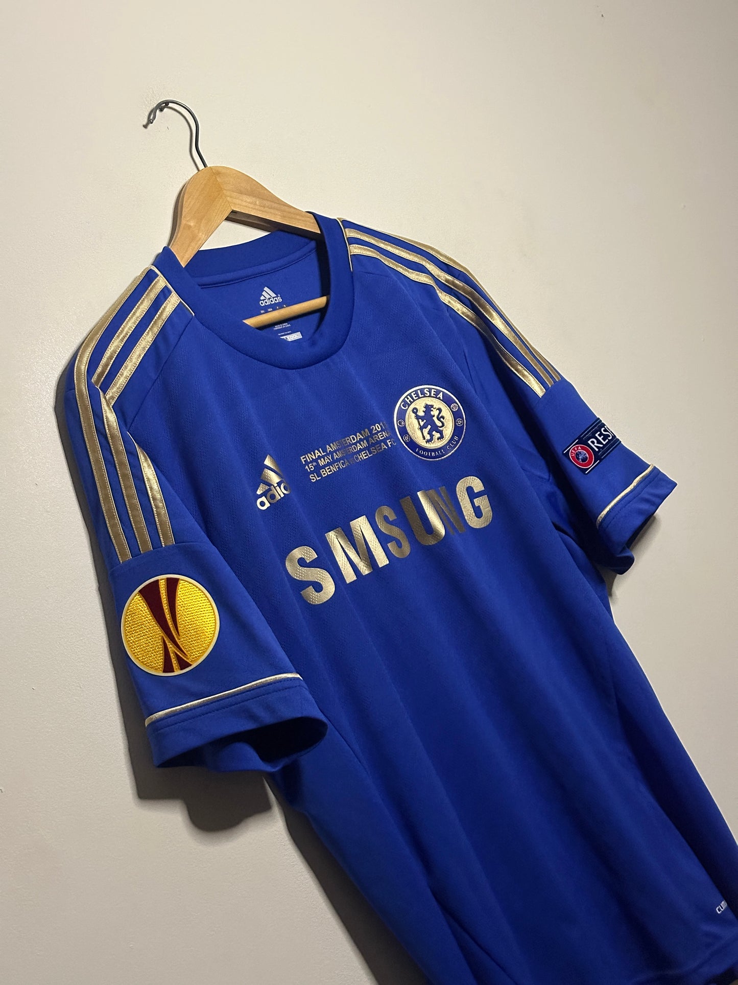 Eden Hazard Chelsea FC 2012-13 Europa League final version home football shirt (L)