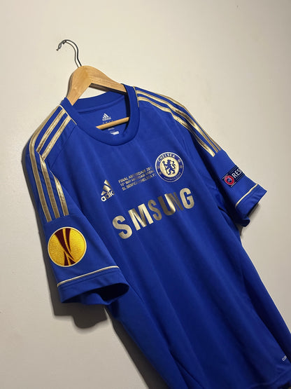Eden Hazard Chelsea FC 2012-13 Europa League final version home football shirt (L)