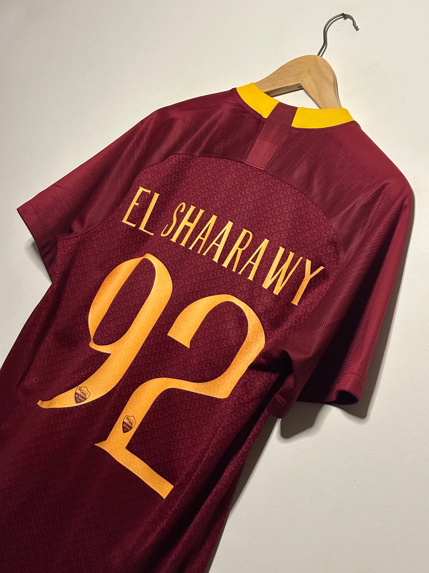 Stephan El Shaaraway AS Roma 2018-19 home football shirt (M)