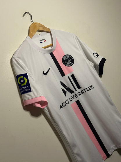 Lionel Messi PSG 2021-22 away football shirt (M)