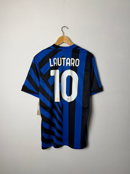Lautaro Martinez Inter Milan 2024-25 home football shirt (M)