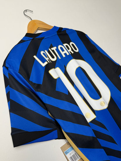 Lautaro Martinez Inter Milan 2024-25 home football shirt (M)