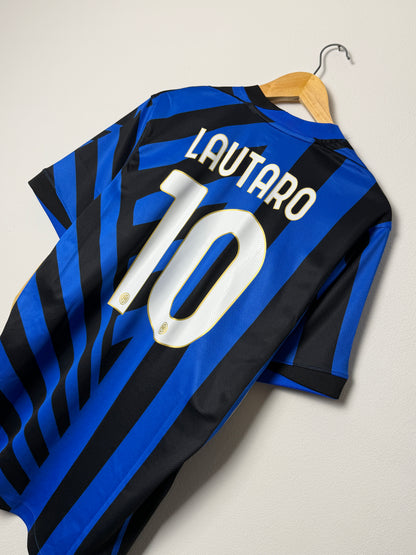 Lautaro Martinez Inter Milan 2024-25 home football shirt (M)