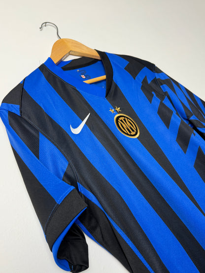 Lautaro Martinez Inter Milan 2024-25 home football shirt (M)