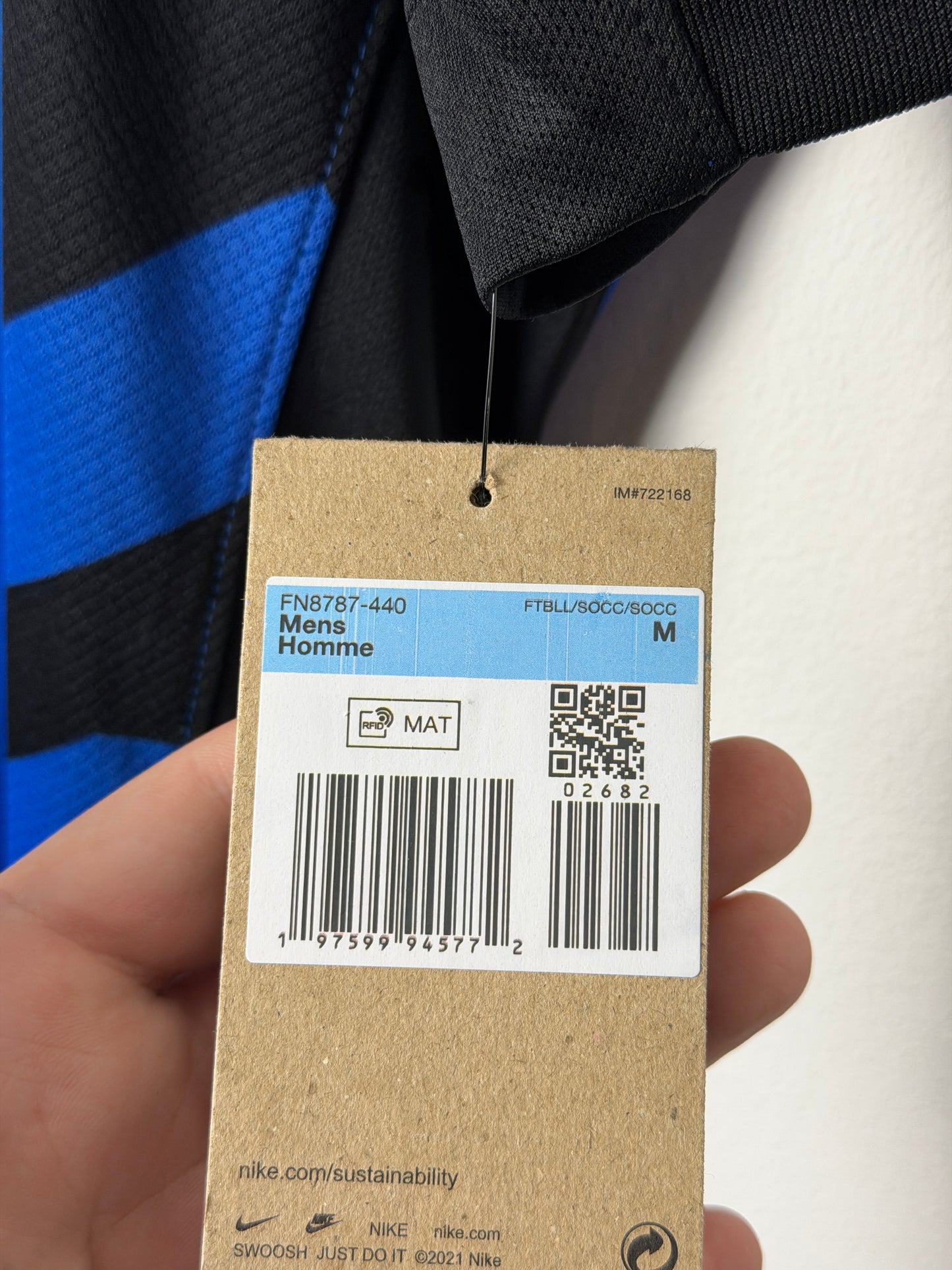Lautaro Martinez Inter Milan 2024-25 home football shirt (M)
