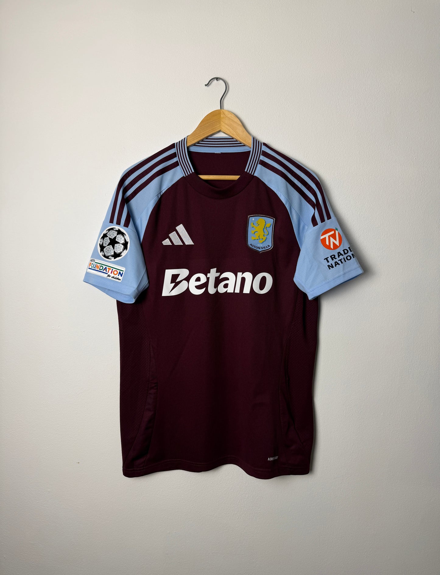 Morgan Rogers Aston Villa 2024-25 home football shirt (L)
