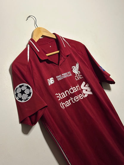 Mohamed Salah Liverpool FC 2018-19 champions league final edition home football shirt (M)