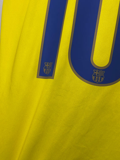 Lionel Messi FC Barcelona 2008-09 long sleeve away football shirt (M)