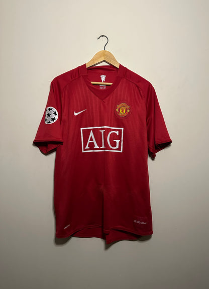Cristiano Ronaldo Manchester United 2007-08 home football shirt (L)