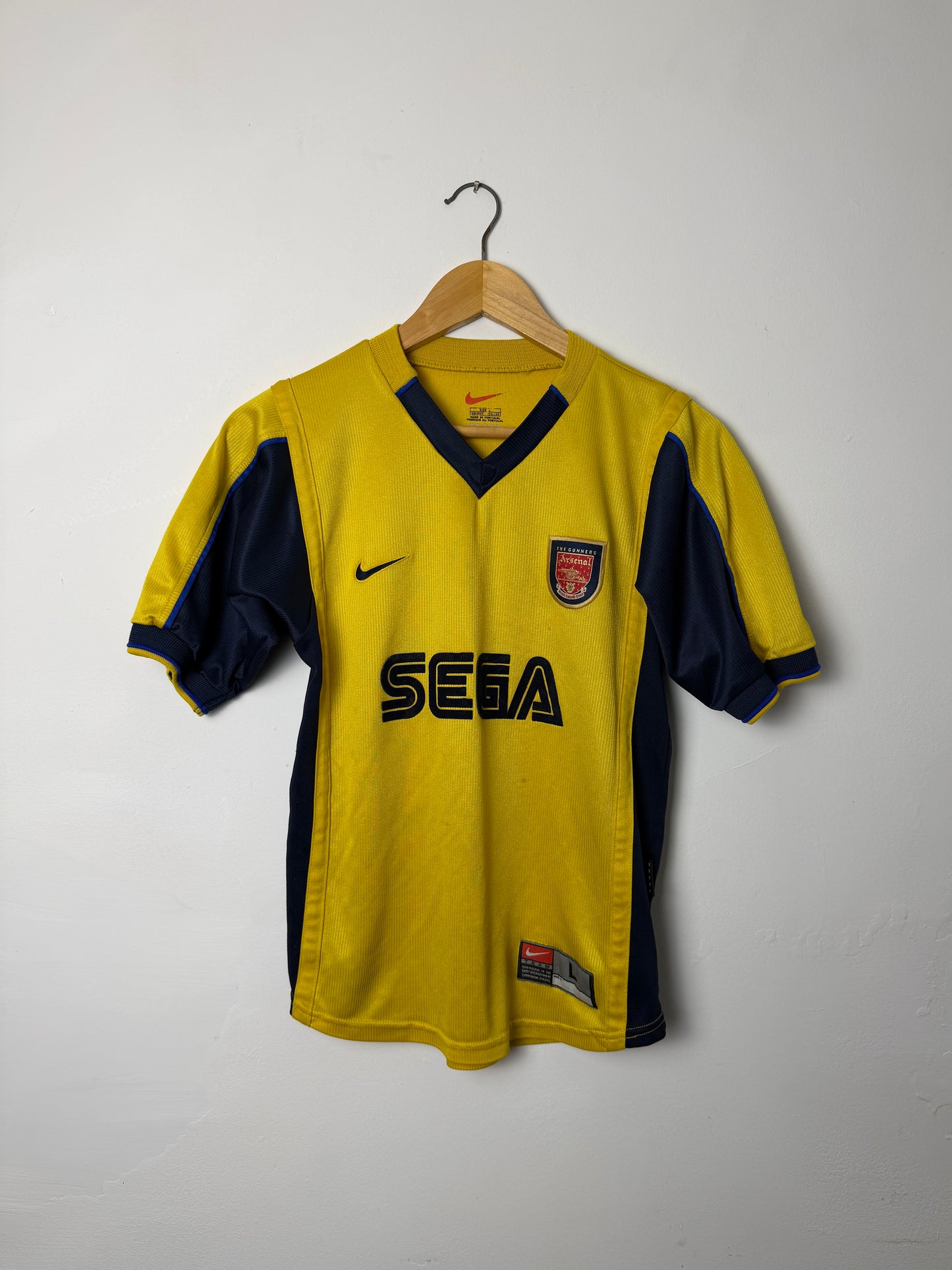 Arsenal FC 1999-00 away football shirt (YL)