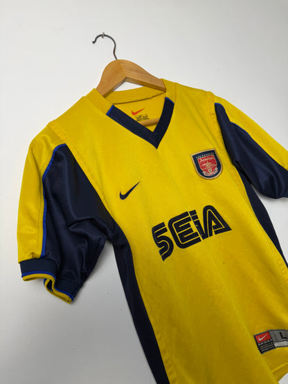 Arsenal FC 1999-00 away football shirt (YL)