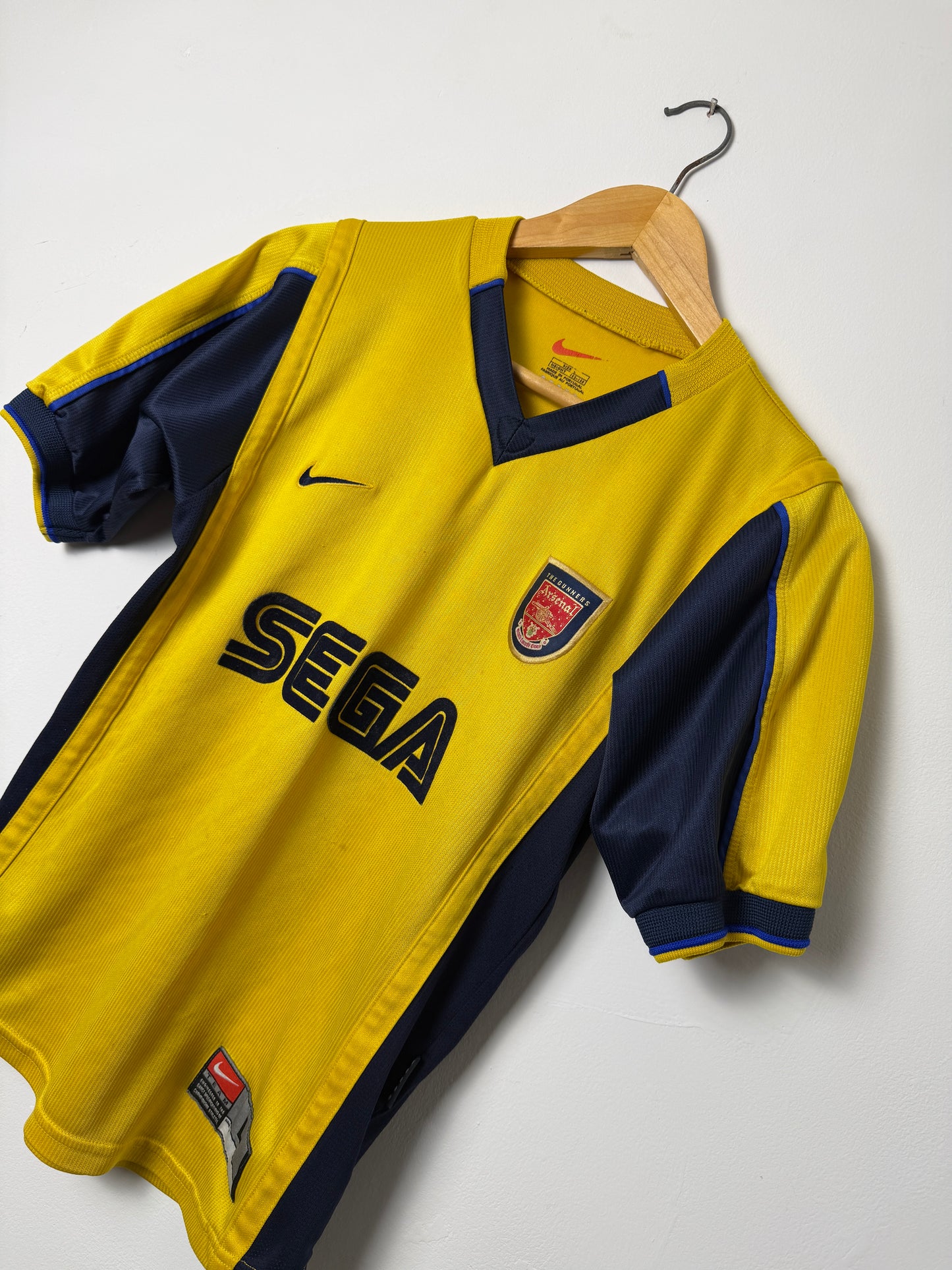 Arsenal FC 1999-00 away football shirt (YL)