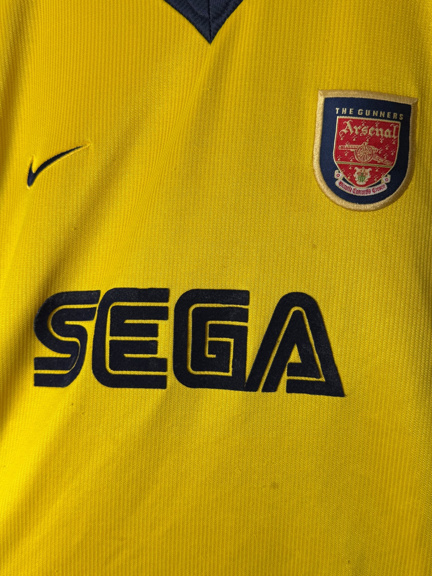 Arsenal FC 1999-00 away football shirt (YL)