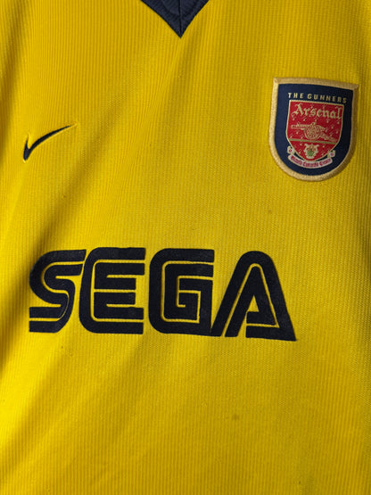 Arsenal FC 1999-00 away football shirt (YL)