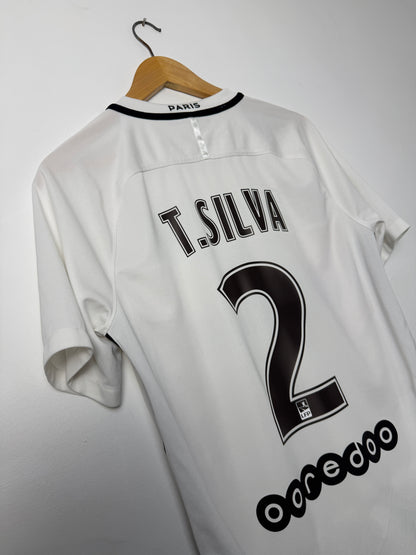 Thiago Silva PSG 2016-17 third football shirt (M)