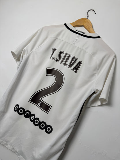 Thiago Silva PSG 2016-17 third football shirt (M)