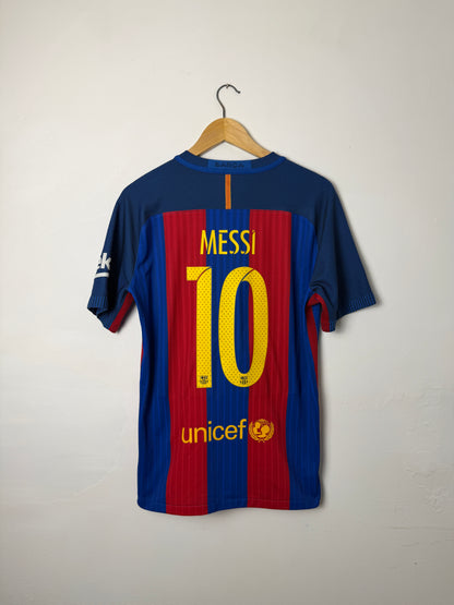 Lionel Messi FC Barcelona 2016-17 AEROSWIFT home football shirt (M)