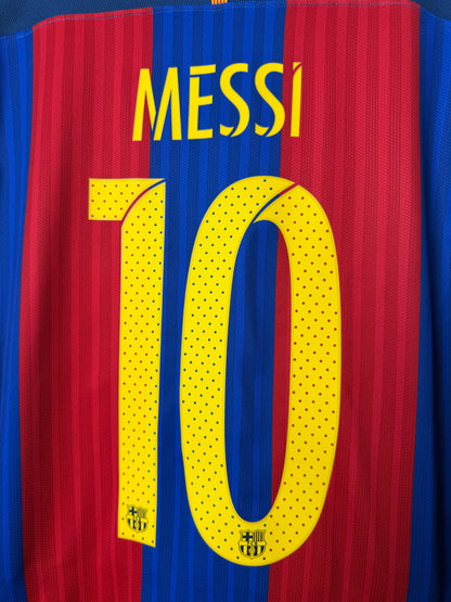 Lionel Messi FC Barcelona 2016-17 AEROSWIFT home football shirt (M)