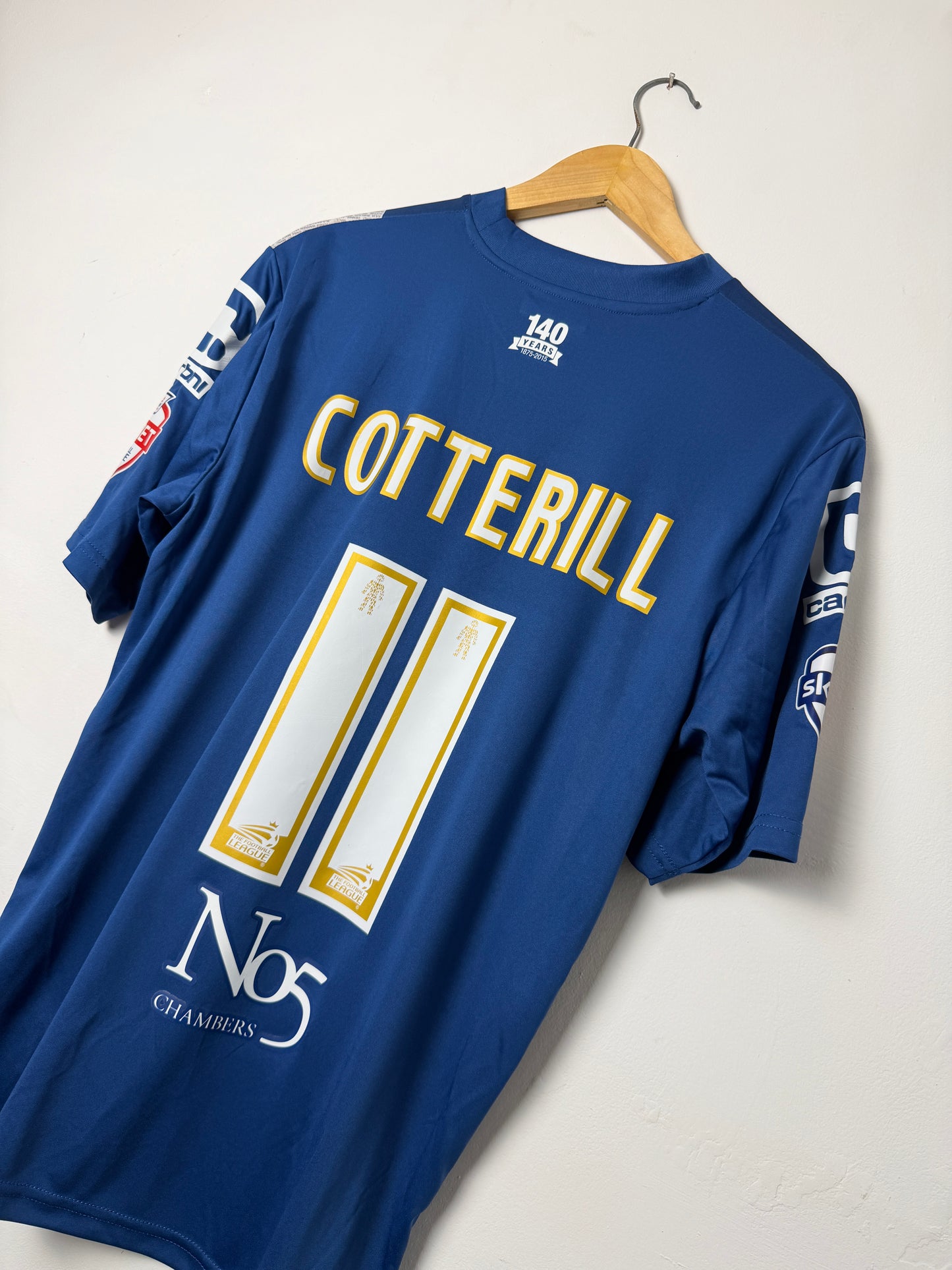 David Cotterill Birmingham FC 2015-16 home football shirt (M)