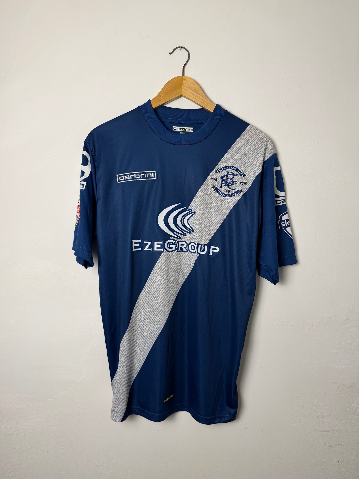 David Cotterill Birmingham FC 2015-16 home football shirt (M)