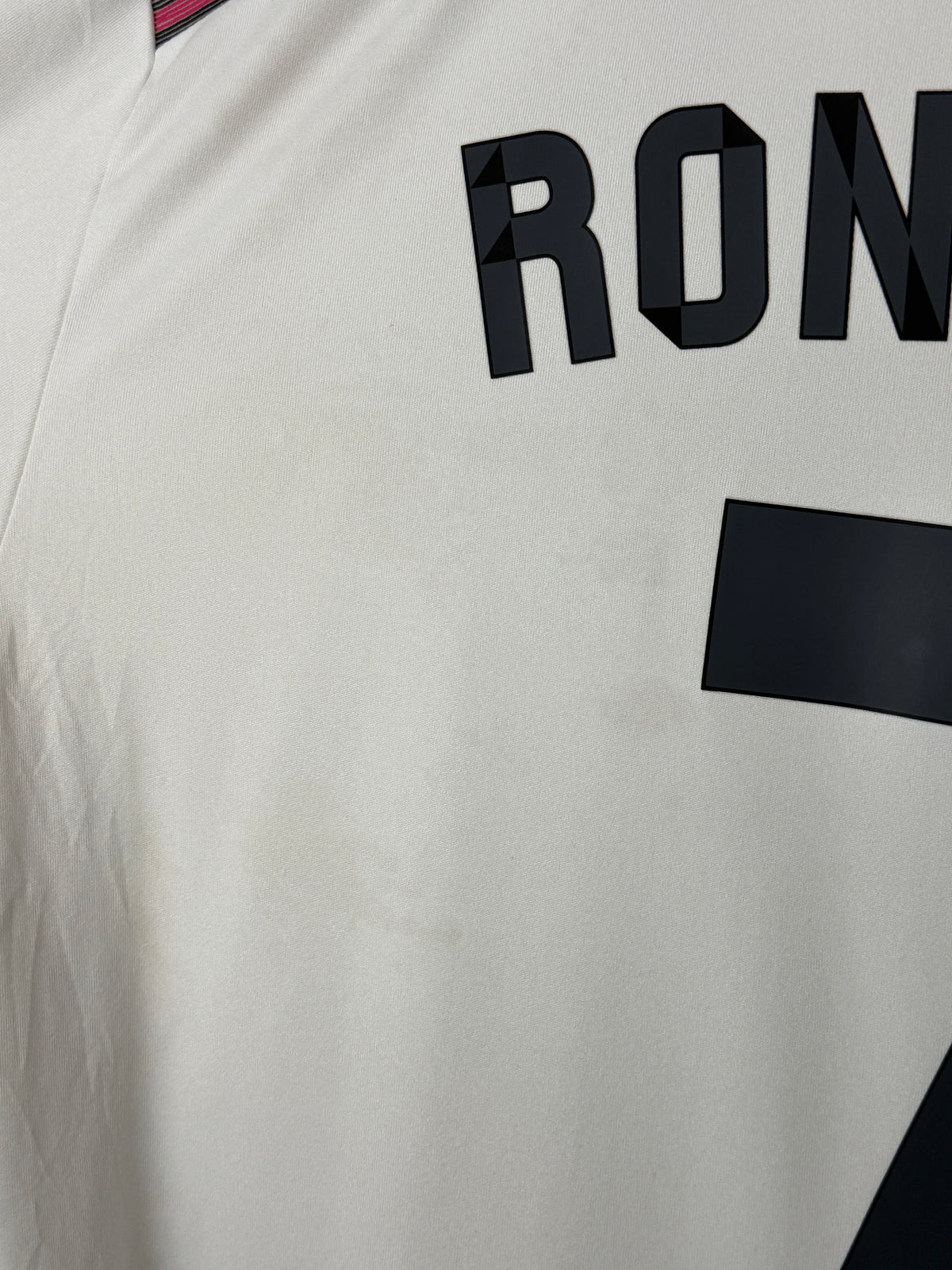 Cristiano Ronaldo Real Madrid CF 2014-15 long sleeve home football shirt (M)