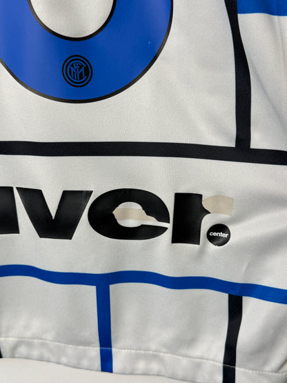Lautaro Martinez Inter Milan 2020-21 away football shirt (M)