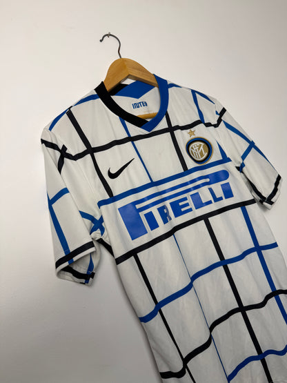 Lautaro Martinez Inter Milan 2020-21 away football shirt (M)