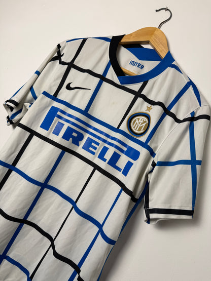 Lautaro Martinez Inter Milan 2020-21 away football shirt (M)