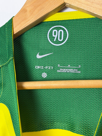 Brazil 2004 re-issue home football shirt (M)